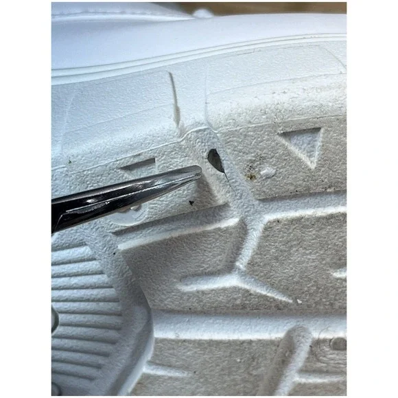 Koi‎ Footwear Women's Platform Ankle Boots Size 9 White Lace Up Lug Sole - Picture 16 of 16